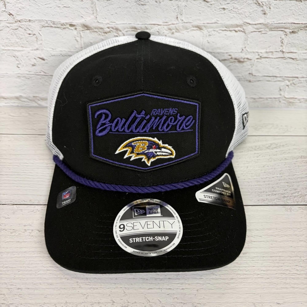 Baltimore Ravens New Era 9SEVENTY Snapback Adjustable Performance On Field Hat